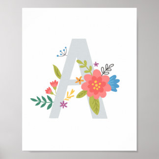 Baby nursery poster