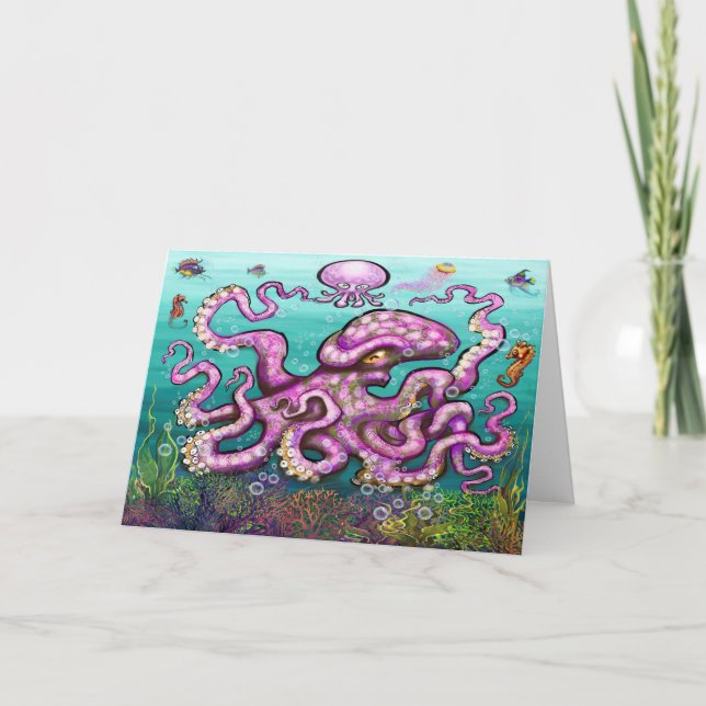 Baby Octopus Card (Front)
