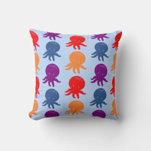 Baby Octopus Pattern Cushion