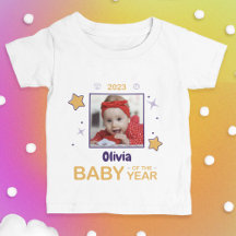 Baby of the Year Custom Photo T-Shirt