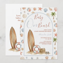 Baby On Board | Arch Frame Beach Baby Shower