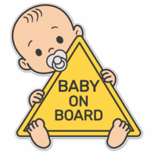 Baby on Board Baby Safety Sign Car Window Bumper