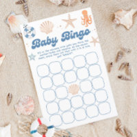 Baby on Board Baby Shower Baby Bingo Game