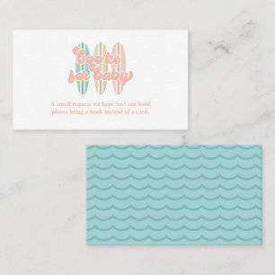 Baby on Board baby shower Books for Baby Enclosure Card