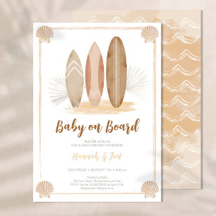 Baby on Board Baby Shower Invitation