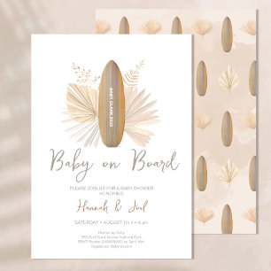 Baby on Board Baby Shower Invitation