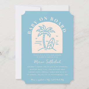 Baby on Board Baby Shower Invitation 