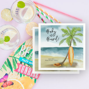 Baby on board Baby Shower Napkin