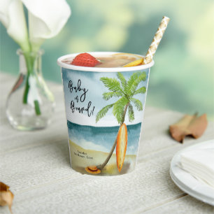 Baby on board Baby Shower Paper Cups