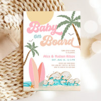 Baby on Board Baby Shower Sprinkle Surfing Shower