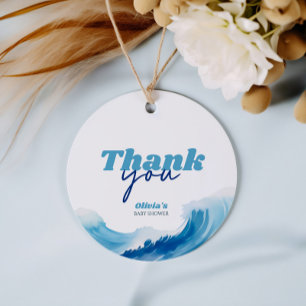 Baby on Board Baby Shower Thank You Favour Tags