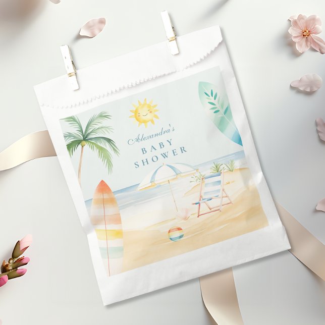 Baby on Board Beach Surf Baby Shower Favour Bags (Creator Uploaded)