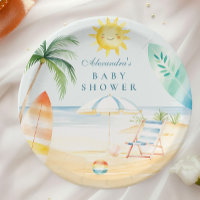 Baby on Board Beach Surf Baby Shower