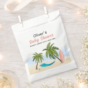 Baby On Board Beach Surfing Baby Shower  Favour Bags
