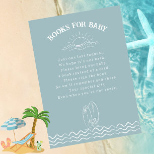Baby On Board Book Request for Baby Shower Invitation