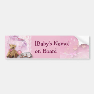 Baby on Board (customisable) Bumper Sticker