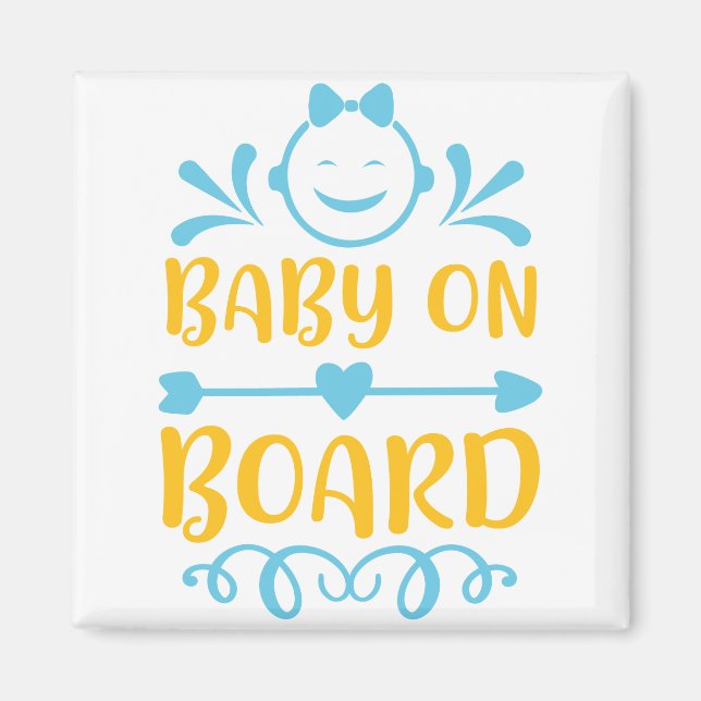 Baby On Board Magnet (Front)