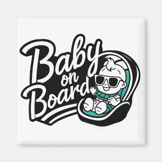 Baby On Board Magnet (Front)
