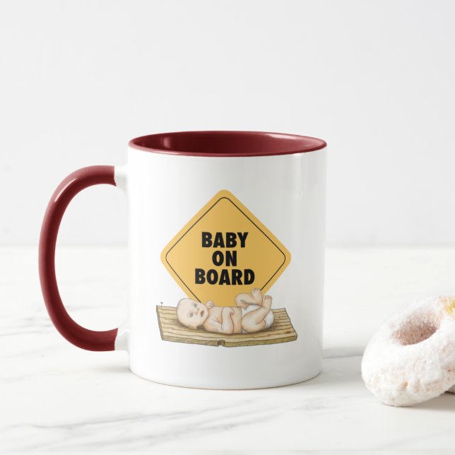 Baby on Board Mug (With Donut)