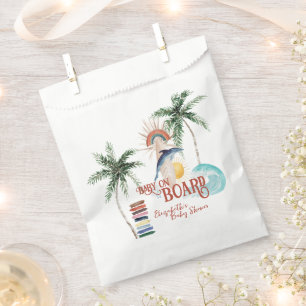 Baby on Board   Retro Summer Surf Baby Shower Favour Bags