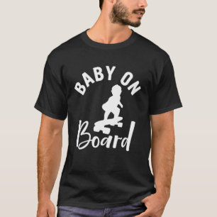 Baby On Board Skateboard Surf Solar Opposites  Mem T-Shirt