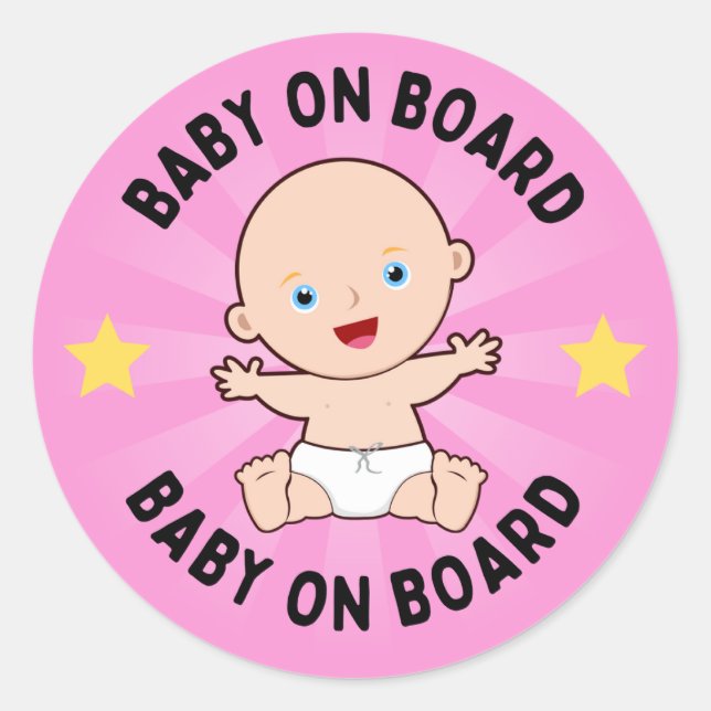 Baby on Board Sticker (Front)
