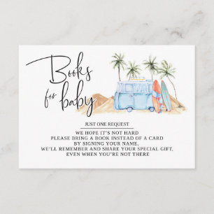 Baby on Board, Summer Baby Shower, Baby Shower,  Enclosure Card