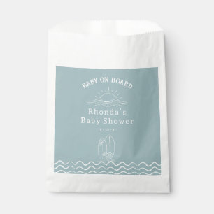 Baby On Board Surfing Baby Shower Favour Bags