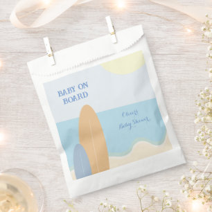 Baby on Board Surfing Beach Baby Shower  Favour Bags