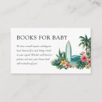 Baby on Board Tropical Beach Baby Shower Books