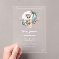 Baby on Board Tropical Surf-Themed Baby Shower