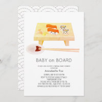 Baby on Board Virtual Sushi Baby Shower 
