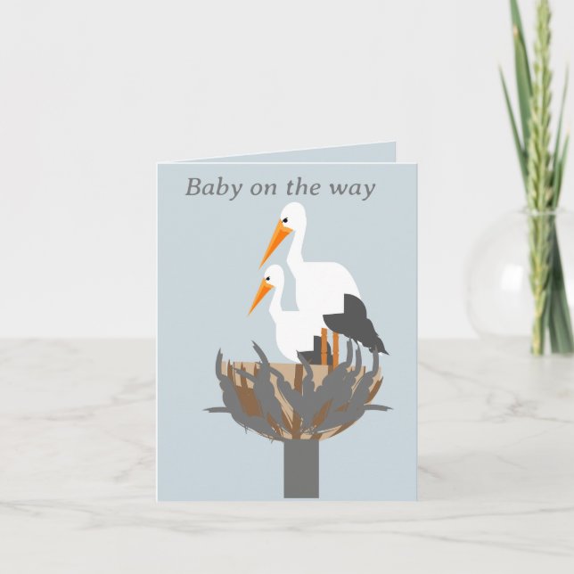 Baby on the way card (Front)