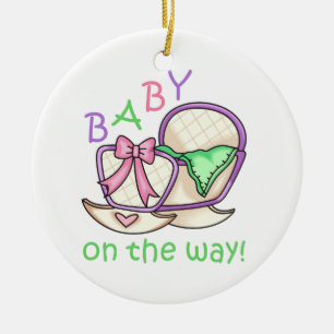 Baby On The Way! Ceramic Tree Decoration