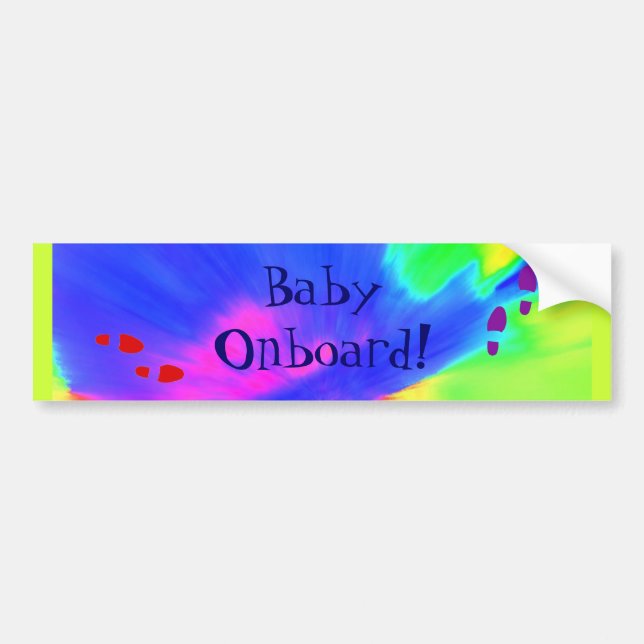 "Baby Onboard" Bumper Sticker (Front)