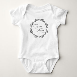 Baby One-Piece- For This Child I Have Prayed Verse Bodysuit