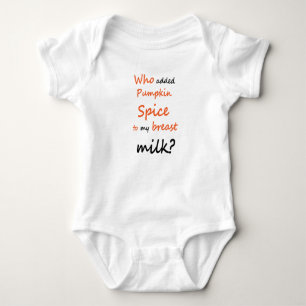 Baby Onesis  Pumpkin Spice Bodysuit