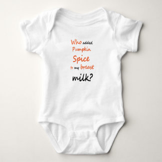 Baby Onesis Pumpkin Spice Bodysuit
