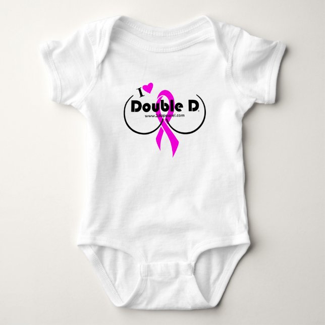 Baby Onezee - I Love Double D Bodysuit (Front)
