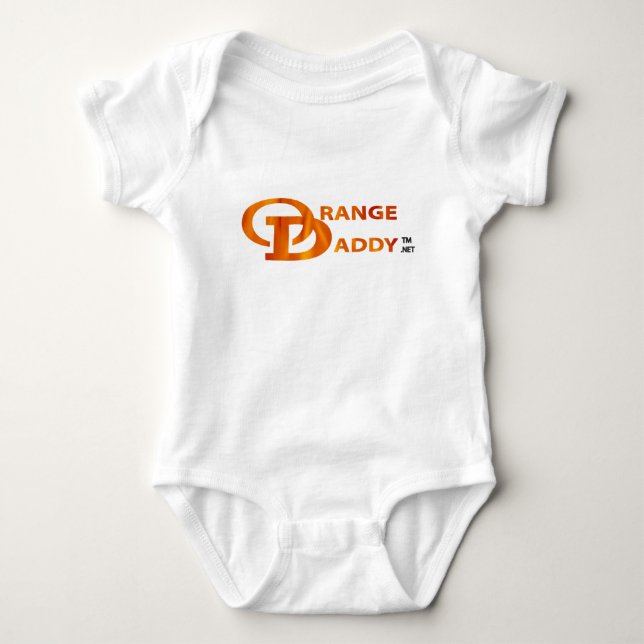 baby Orange Daddy 2D Bodysuit (Front)