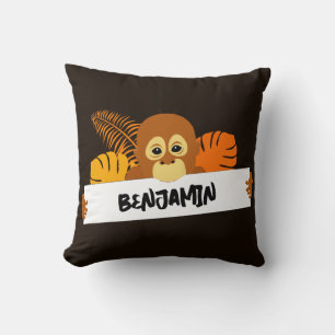 Baby Orangutan Cartoon Cushion