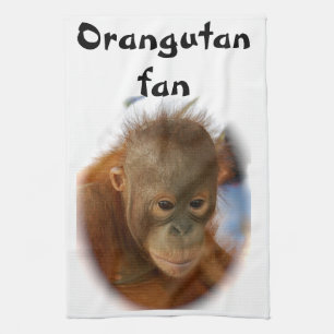 Baby Orangutan Tea Towel