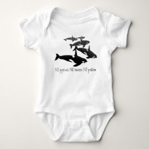 Baby Orca Creeper Personalised Orca Whale Shirt