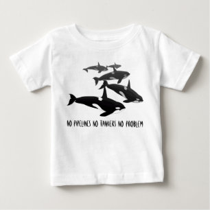 Baby Orca T-Shirt Personalised Orca Whale Shirt