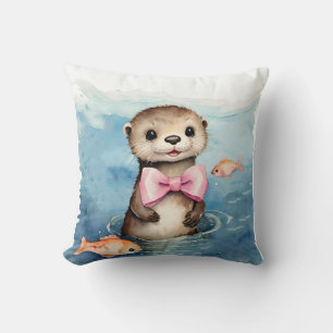 Baby Otter Girls Cushion