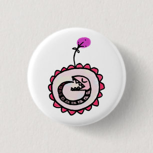 baby ouroboros 3 cm round badge