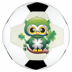 Baby Owl Cute St Patrick Cartoon Football