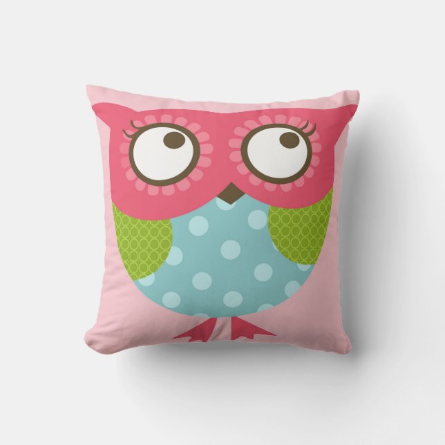 Baby Owl Pillow (Front)