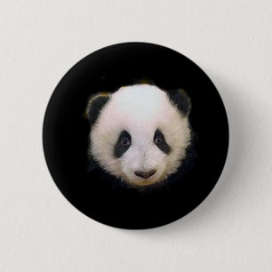 Baby Panda 6 Cm Round Badge