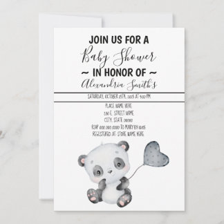 Baby Panda | Baby Shower Invitation